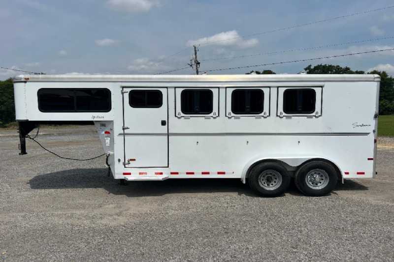 Used 2011 Sundowner 6904 3 Horse Trailer with 4' Short Wall - Image 14