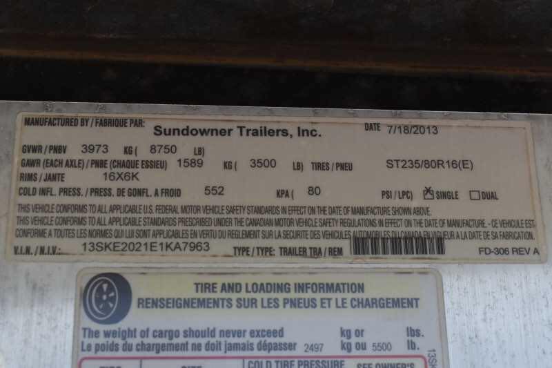 2014 Sundowner 2HGN 2 - Image 2